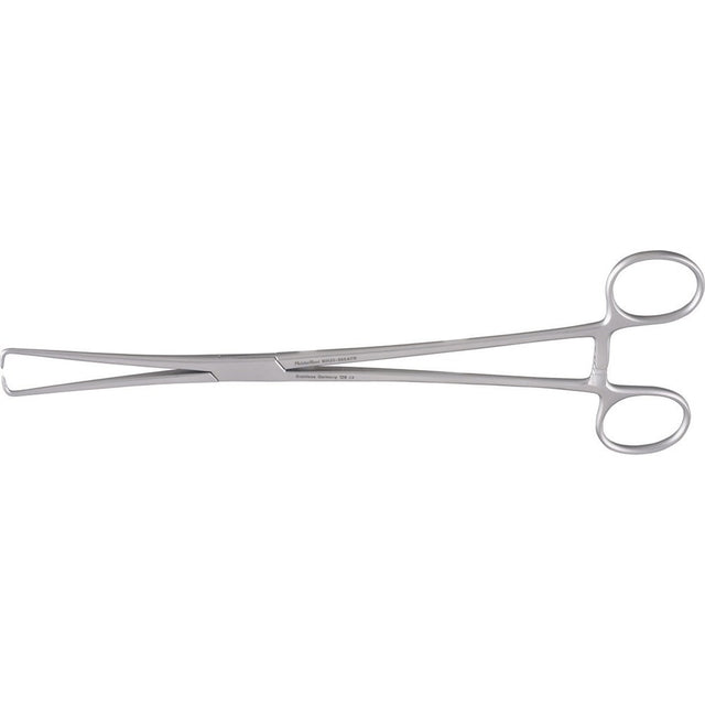 MeisterHand BRAUN Tenaculum Forceps, 10" (25.4cm), straight/aquared jaw with non-overlapping atraumatic tips. MPN: MH30-965ATR