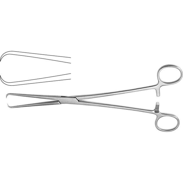 MeisterHand SCHROEDER Uterine Tenaculum Forceps, 10" (25.4 cm), round jaw. MPN: MH30-966