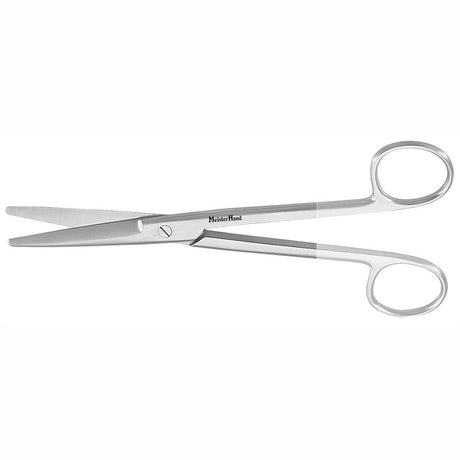 MeisterHand MAYO Dissecting Scissors, 6-3/4" (172mm), straight, standard beveled blades, Tungsten Carbide. MPN: MH5-124TC