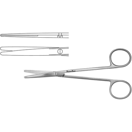 MeisterHand METZENBAUM-LAHEY Scissors, 5-3/4" (145mm), straight, blunt points. MPN: MH5-179