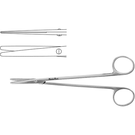 MeisterHand METZENBAUM Scissors, 7" (179mm), Straight, Blunt Points. MPN: MH5-181