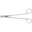 MeisterHand DEAN Dissecting Scissors, 6-3/4" (170mm), blades angled on flat, one serrated blade. MPN: MH5-264