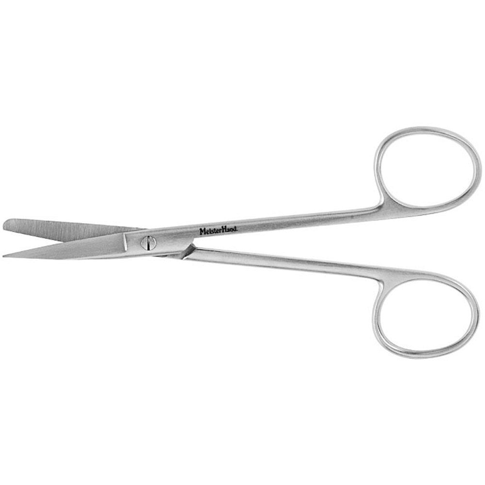 MeisterHand WAGNER Plastic Surgery Scissors, 4-7/8" (125mm), Straight, Sharp-Blunt Points. MPN: MH5-272