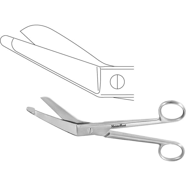 MeisterHand ESMARCH Heavy Duty Bandage & Cast Shears 8" (20.3 cm). MPN: MH5-568