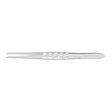 MeisterHand Tissue Forceps, 4-5/8" (118mm), standard, 1 X 2 teeth, serrated handles. MPN: MH6-40
