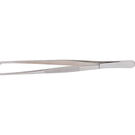 MeisterHand Tissue Forceps 6" (154mm), standard, 1 X 2 teeth, serrated handles. MPN: MH6-46