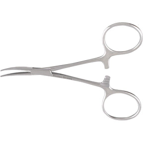 MeisterHand HARTMAN Mosquito Forceps, 4" (100mm), Curved, Serrated. MPN: MH7-26