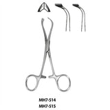 MeisterHand LORNA Non-Perforating Towel Forceps, 5-1/4" (13.3 cm). MPN: MH7-515
