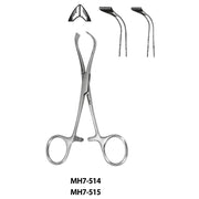 MeisterHand LORNA Non-Perforating Towel Forceps, 5-1/4" (13.3 cm). MPN: MH7-515