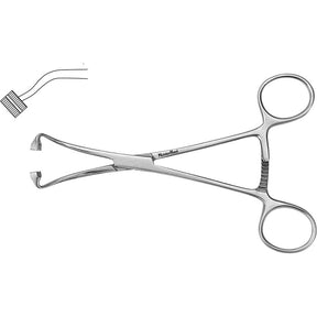 MeisterHand PEERS Towel Clamp 5 .75" (14.6 cm), Non-perforating jaws. MPN: MH7-516