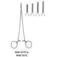 MeisterHand Ryder Needle Holder, 5⅞" (15 cm), Serrated Jaws, Tungsten Carbide. MPN: MH8-103TC