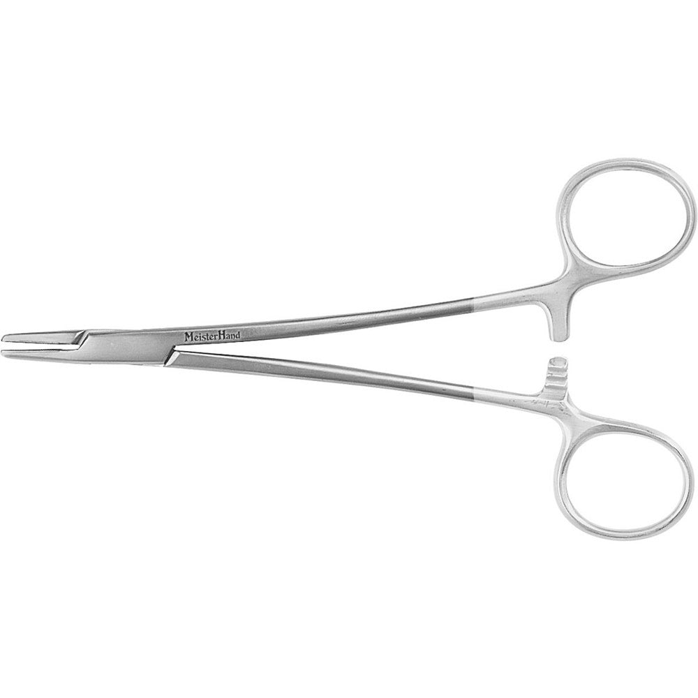 MeisterHand Mayo-Hegar Needle Holder, 5¼" (13.2 cm), Serrated Jaws, Tungsten Carbide. MPN: MH8-42TC