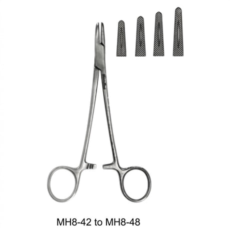 MeisterHand Mayo-Hegar Needle Holder, 7¼" (18.7 cm), Serrated Jaws. MPN: MH8-46