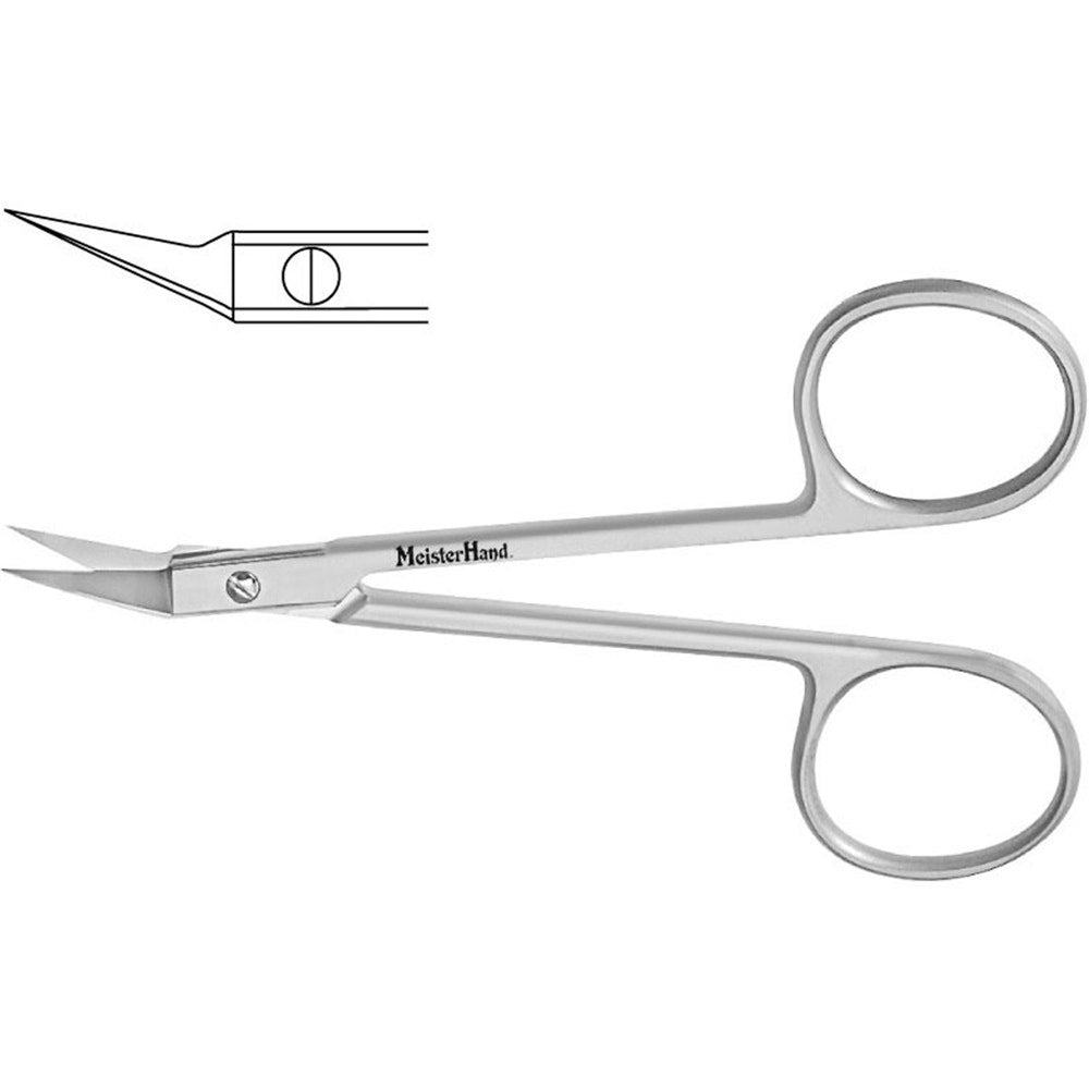 MeisterHand O'BRIEN Stitch Scissors, 3-3/4" (95.8mm), angled, sharp points. MPN: MH9-110