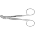 MeisterHand Wire Cutting Scissors, 4-3/4" (122mm), angled to side, one serrated bade, Tungsten Carbide jaws. MPN: MH9-124TC