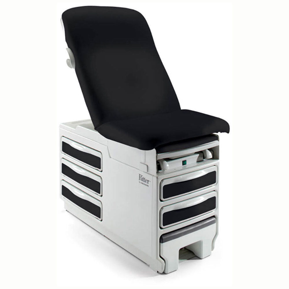 RITTER 204 Manual Examination Table, Pass Thru Drawers, Receptacle, Pelvic Tilt /Heater. MPN: 204-012