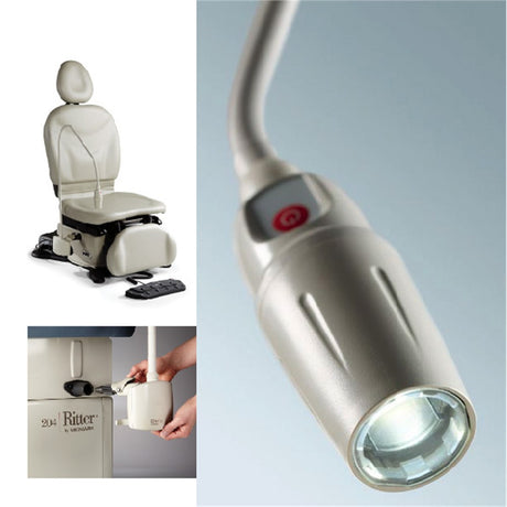 RITTER 253 LED Exam Light with Mounting Hardware for 230/630/641/646/647 Tables. MPN: 253-015