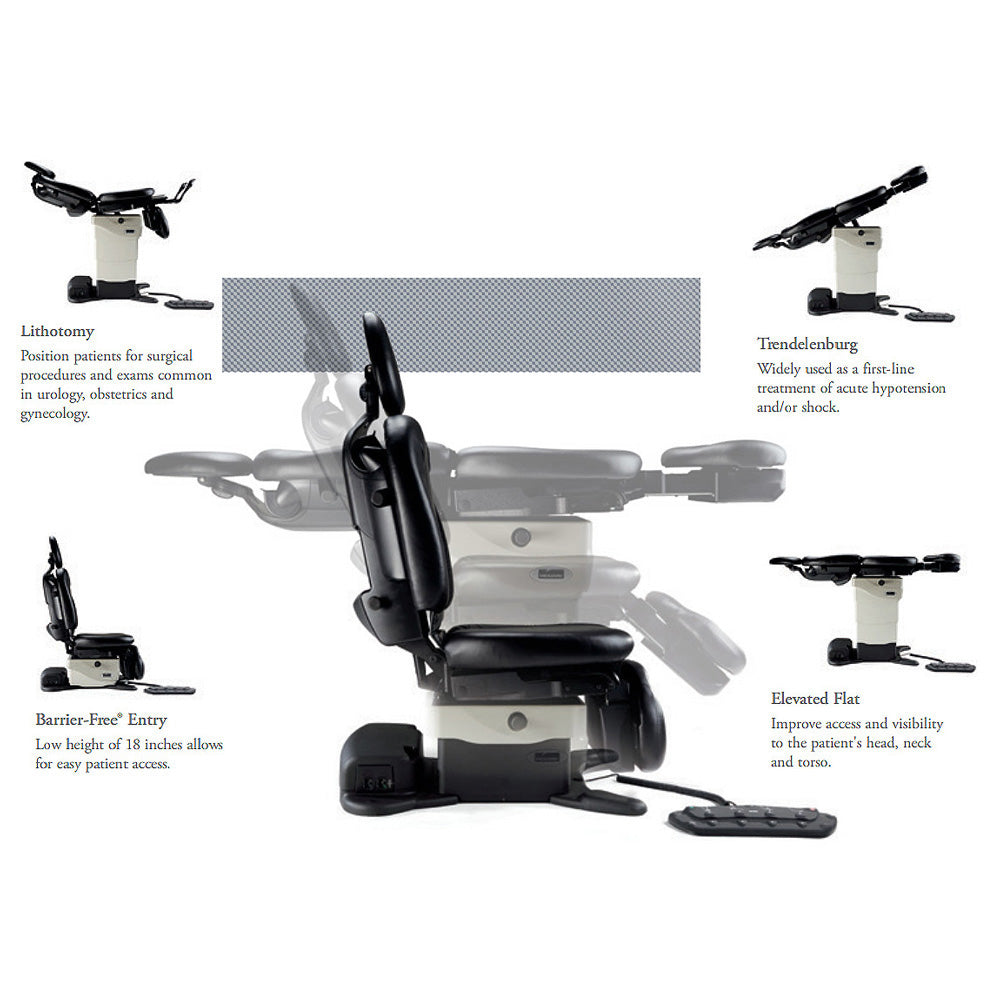Midmark 630 HUMANFORM Power Procedure Table (Base Only), Programmable, Wireless, Electrical Receptacle. MPN: 630-021 - Image 2
