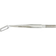 MILTEX Micro Mirror, 1/4" (7mm) x 1/8" (2mm), Rectangular, Cone Socket, Front Surface, Stainless Steel. MPN: 017-24803