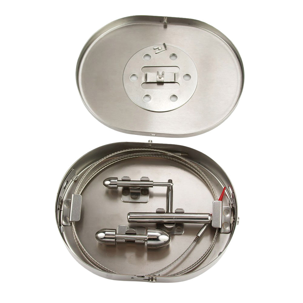 MILTEX NABATOFF Vein Stripper Set, with Sterilizer Case, Includes 2 Probe Tips, Olives, Cables, and Handle. MPN: 10-290