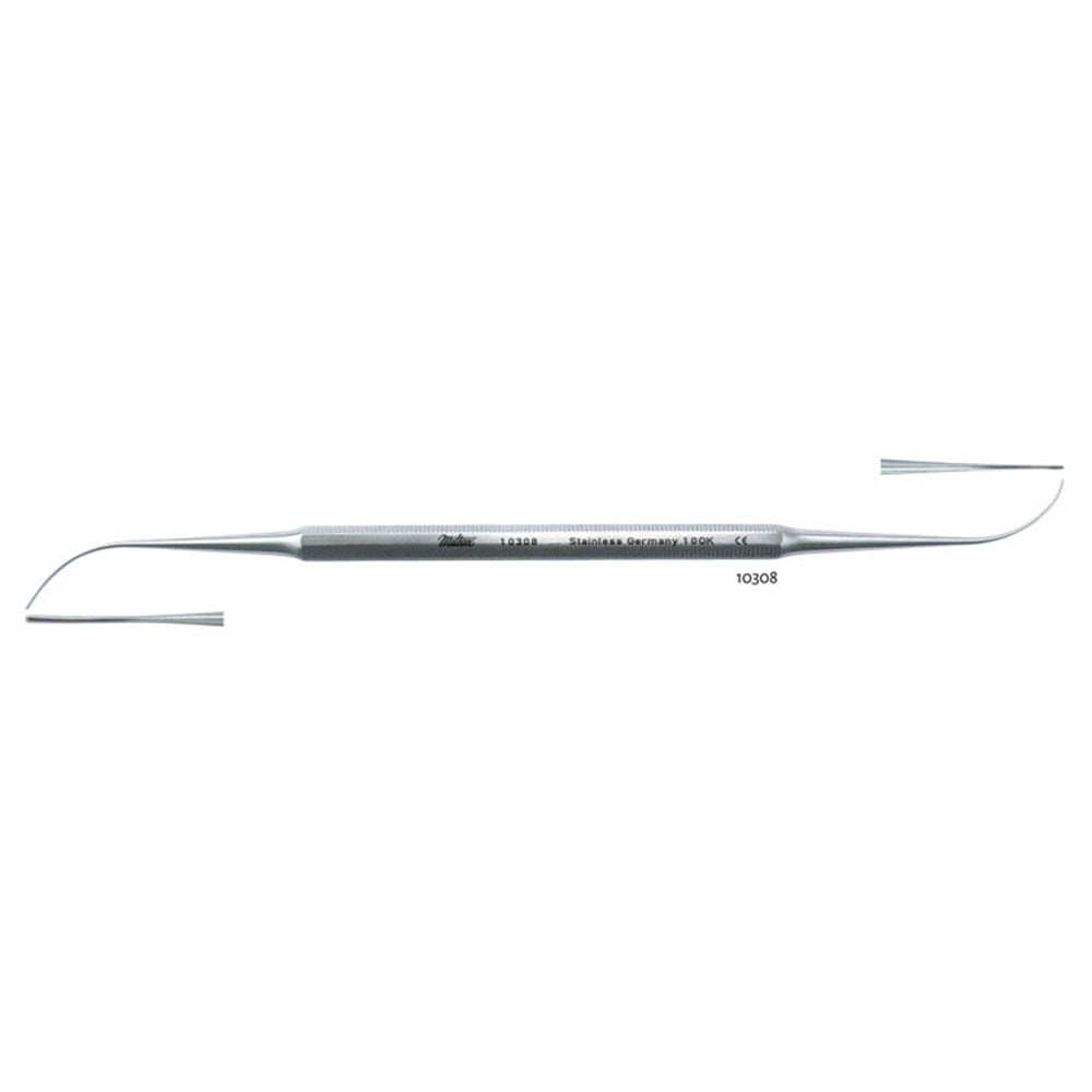 MILTEX VARADY Phlebectomy Extractor, 6-3/4" (170mm), Micro Spatula, Double-Ended, 0.7mm and 1.2 Wide Working Ends. MPN: 10308