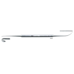 MILTEX VARADY Phlebectomy Extractor, 6-3/4" (170mm), Small Hook and Spatula, Double-Ended, 1.5mm Hook and 1.1mm Wide Spatula. MPN: 10310