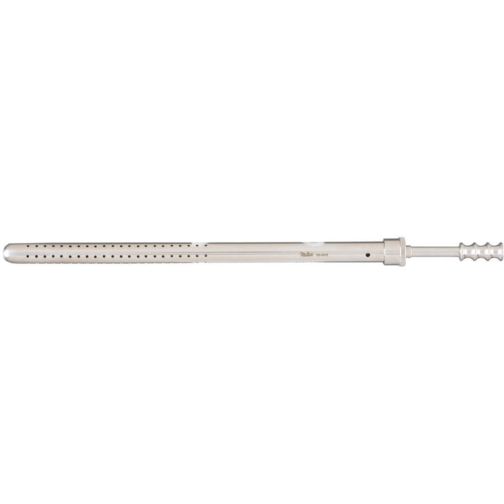 MILTEX POOLE Suction Tube, 9-1/4" (238mm), 30 French, (10mm), straight. MPN: 10-312