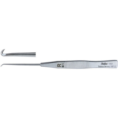 MILTEX MUELLER-Style Phlebectomy Hook, 4-3/4" (121.5mm), Right, Size #1. MPN: 10321