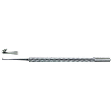 MILTEX CROCHET Phlebectomy Hook, 5-7/8" (150mm), Style 0, 2.75mm Hook. MPN: 10404
