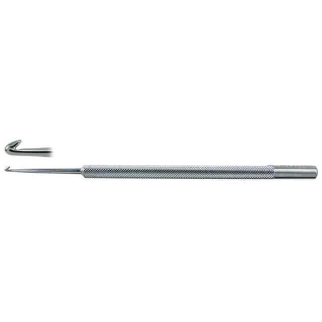 MILTEX CROCHET Phlebectomy Hook, 5-7/8" (150mm), Style 0, 2.75mm Hook. MPN: 10404