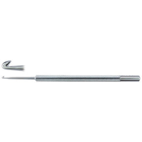 MILTEX CROCHET Phlebectomy Hook, 5-7/8" (150mm), Style 1, 2.60mm Hook. MPN: 10405