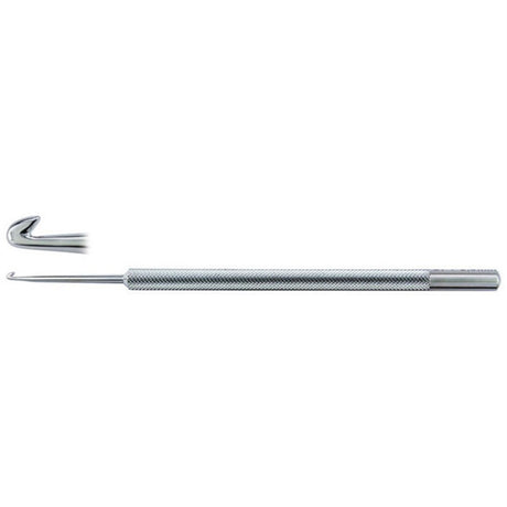 MILTEX CROCHET Phlebectomy Hook, 5-7/8" (150mm), Style 1, 2.60mm Hook. MPN: 10405