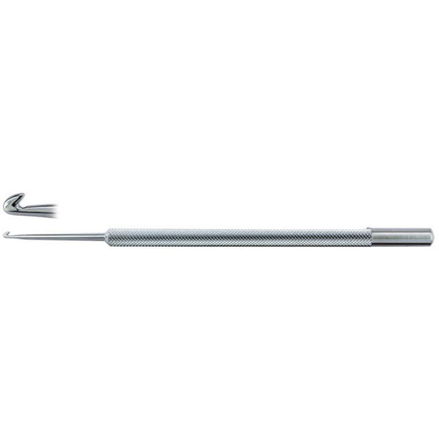 MILTEX CROCHET Phlebectomy Hook, 5-7/8" (150mm), Style 2, 2.45mm Hook. MPN: 10406
