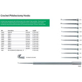 MILTEX CROCHET Phlebectomy Hook, 5-7/8" (150mm), Style 4, 2.15mm Hook. MPN: 10408 - Image 2