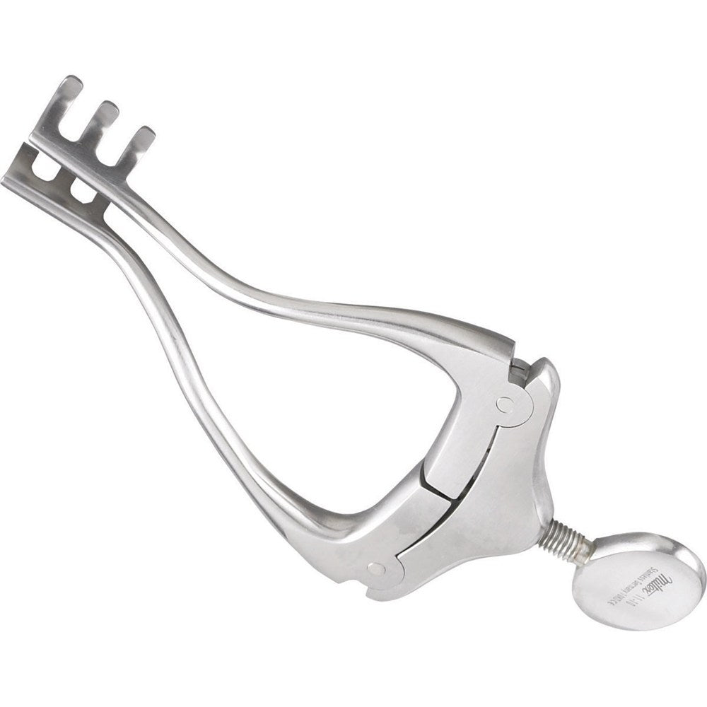 MILTEX DAVIS Retractor,2-3/4" (70mm) spread, 3 x 3 blunt prongs. MPN: 11-10