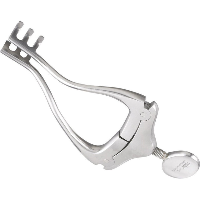 MILTEX DAVIS Retractor,2-3/4" (70mm) spread, 3 x 3 blunt prongs. MPN: 11-10