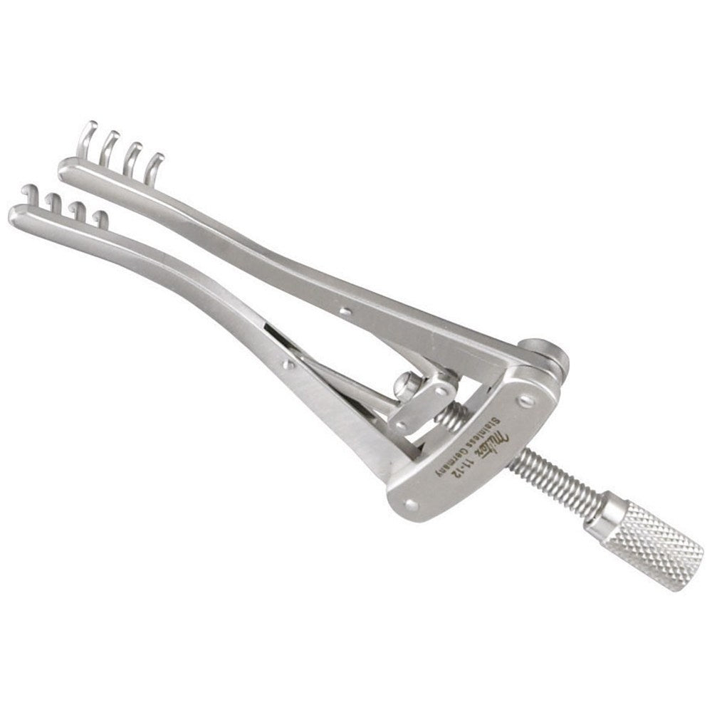 MILTEX ALM Retractor, 2" (51.5mm) Working Length, 4 X 4 Prongs 1/4" (5.6mm) Deep. MPN: 11-12