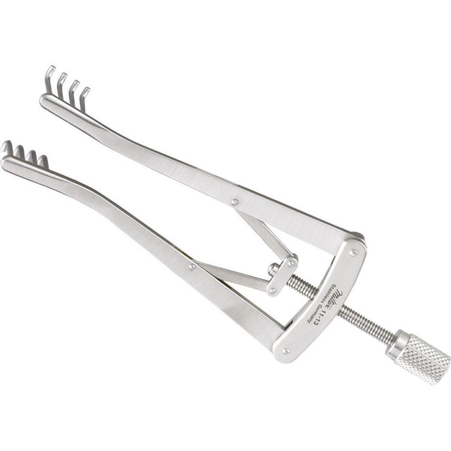 MILTEX ALM Retractor, 2-7/8" (74.5mm) Working Length, 4 X 4 Prongs 1/2" (12mm) Deep. MPN: 11-13