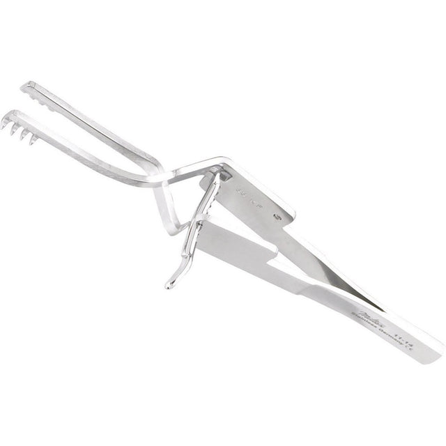 MILTEX Cross Action Retractor, 4" (100mm), sharp prongs. MPN: 11-14