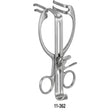 MILTEX MAYO-ADAMS Retractor, 6-3/4" (17.1 M), with center blade & grip lock. MPN: 11-362