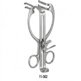MILTEX MAYO-ADAMS Retractor, 6-3/4" (17.1 M), with center blade & grip lock. MPN: 11-362