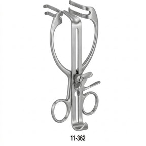 MILTEX MAYO-ADAMS Retractor, 6-3/4" (17.1 M), with center blade & grip lock. MPN: 11-362
