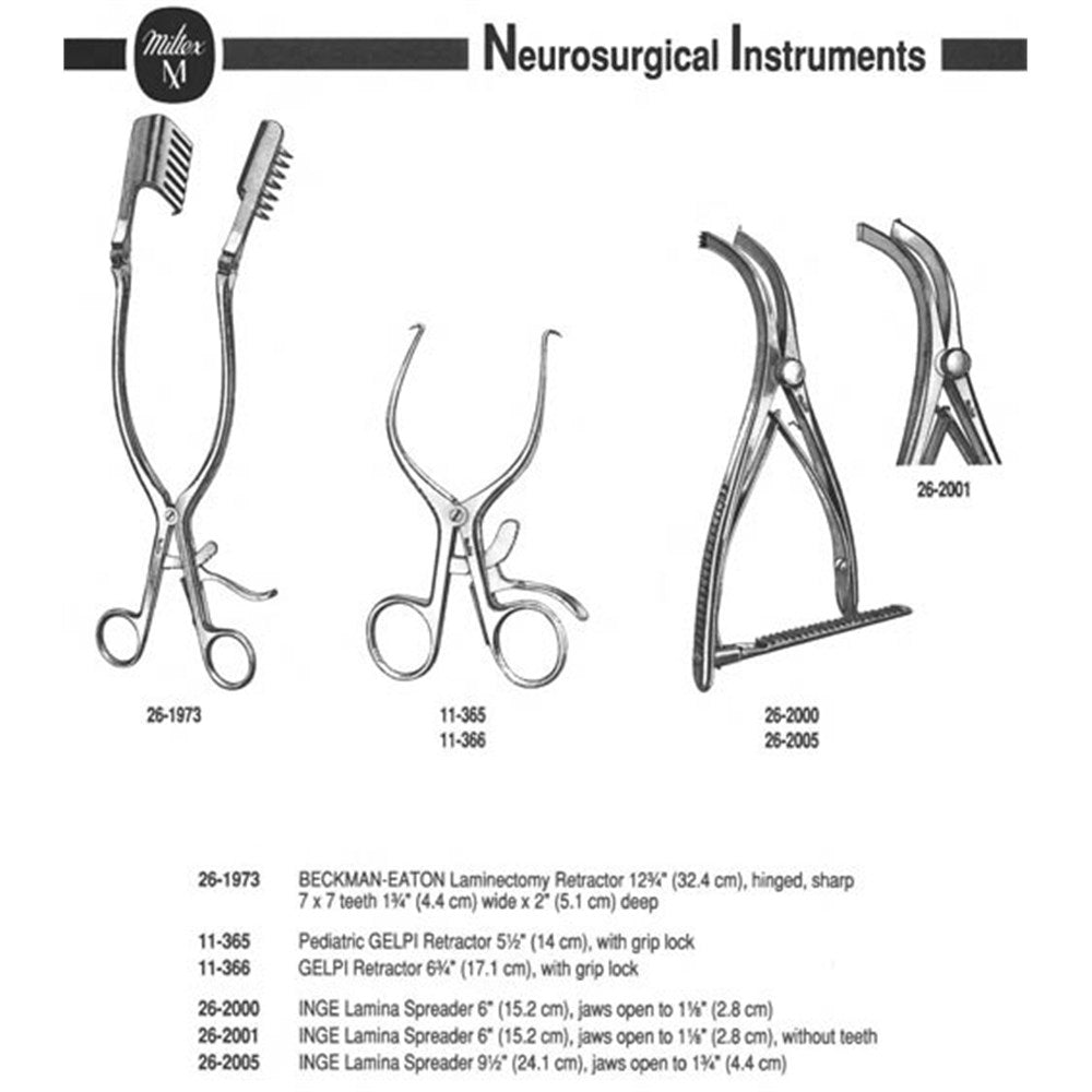 MILTEX Pediatric GELPI Retractor, 5-1/2" with grip lock. MPN: 11-365 - Image 3