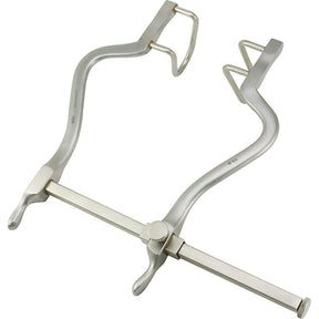 MILTEX Pediatric GOSSET Retractor, 3-1/2" (90mm) Spread, 3/4" (19mm) Wide x 1-3/8" (35mm) Deep and 1" (26.5mm) Wide x 1-3/8" (35mm) Deep Blades. MPN: 11-404