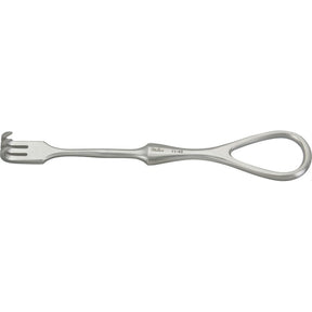 MILTEX VOLKMAN Finger Retractor, 4-1/2" (11.4 cm), 3 sharp prongs. MPN: 11-43