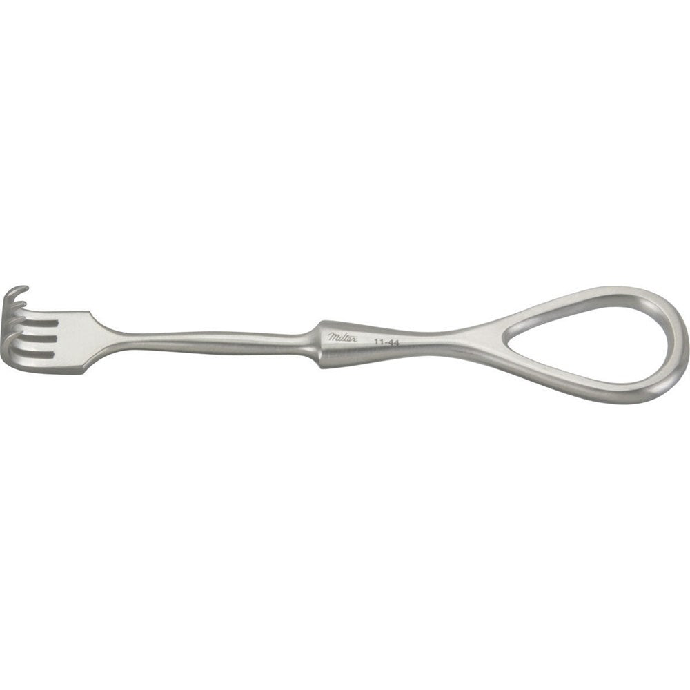 MILTEX VOLKMAN Finger Retractor, 4-1/2" (11.4 cm), 4 sharp prongs. MPN: 11-44