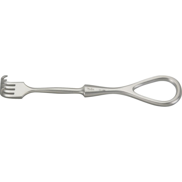 MILTEX VOLKMAN Finger Retractor, 4-1/2" (11.4 cm), 4 sharp prongs. MPN: 11-44