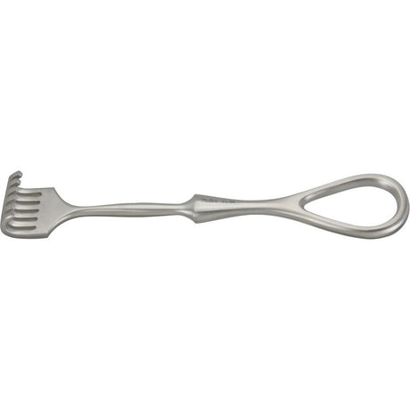 MILTEX VOLKMAN Finger Retractor, 4-1/2" (11.4cm), 6 blunt prongs. MPN: 11-49