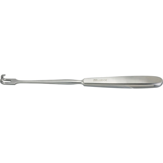 MILTEX VOLKMAN Retractor, 8-1/2" (218mm), 2 Prongs, Sharp, Hollow Handle. MPN: 11-504