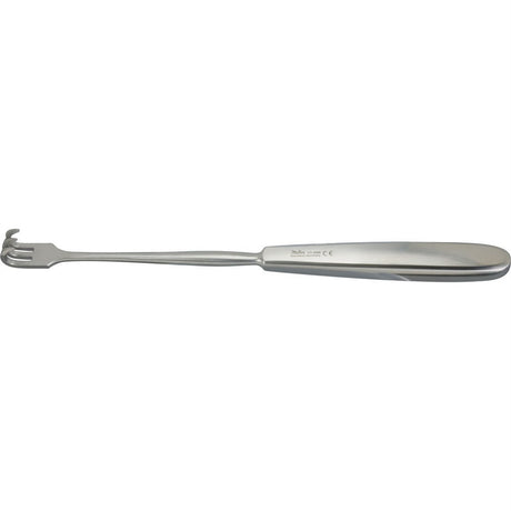 MILTEX VOLKMAN Retractor, 8-1/2" (218mm), 3 Prongs, Sharp, Hollow Handle. MPN: 11-506